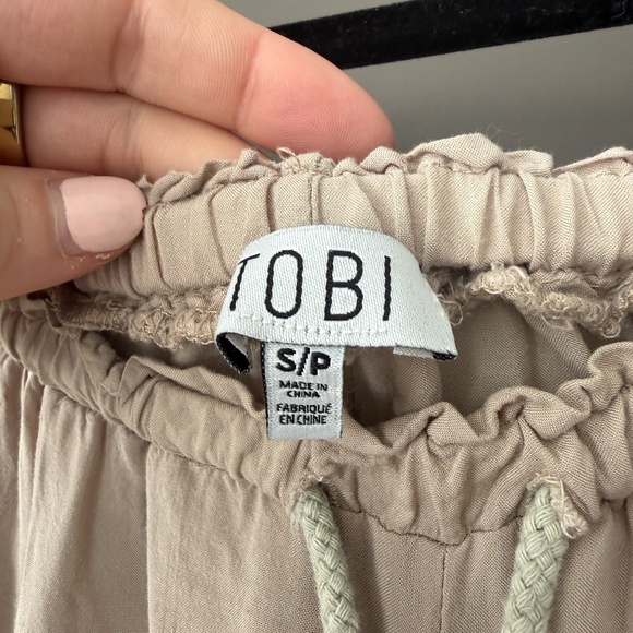 Taupe/Beige Flowwy Beach Pant - Picture 3 of 7